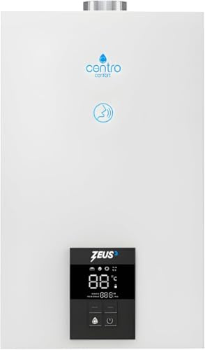 Zeus Durchlauferhitzer, 12 l, Butan/Natur, wasserdicht mit LPG-Gas, sofort oder natürlich, CE-zertifiziert, ohne Tank, für den Innenbereich (Gas, Natur, 1 Stück)