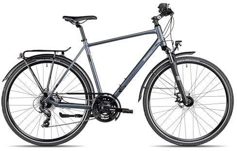 2R Manufaktur TRS GO | Trekkingbike | 28 Zoll Herrenfahrrad | 21-Gang Schaltung | mechanische Scheibenbremse | inkl. Straßenausstattung