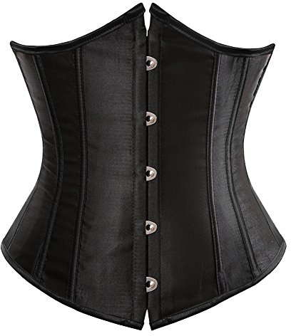 Grebrafan Damen Unterbrust Corsage Satin Shaper Korsett | Unterbrust Korsett Damen Renaissance