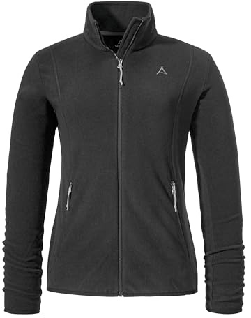 Schöffel Damen Fleece Jk Style Ash WMS Fleecejacke | leichte Fleecejacke aus wärmendem Tecnopile, schnelltrocknende Outdoorjacke mit 2-Wege-Stretch