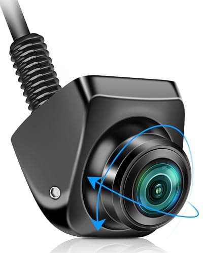 Vtopek Universal Rückfahrkamera Auto: AHD 1080P/AHD 720P/NTSC/PAL 12-24V | 360° Drehbar OEM-Look für Verdeckten, 170° Weitwinkel, Nachtsicht, IP69 Wasserdichte Rückfahrkamera Nachrüsten NTSC für Auto