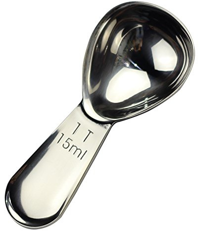 CoaGu Kaffeelöffel mit kurzem Griff, 15 ml (1 Esslöffel) – Edelstahl-Messlöffel für gemahlenen Kaffee, Gewürze und Proteinpulver – kompaktes Design, passend für kleine Gläser, spülmaschinenfest und