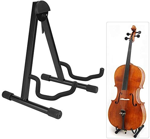 Ausla Celloständer zusammenklappbar Stahl | Stativ, 1460g 35.5x30.5x40cm, Probe Konzert, Koffer kompatibel