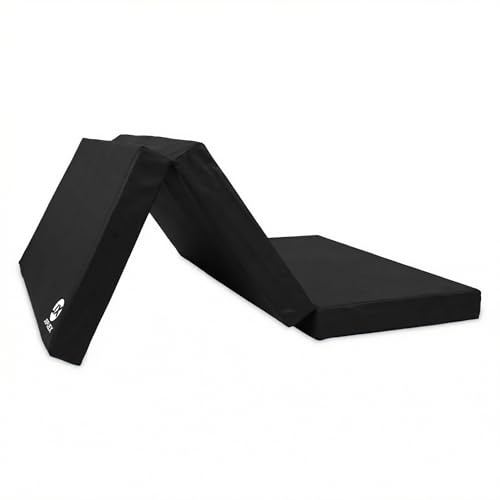 Jeflex - klappbare Weichbodenmatte & Turnmatte 150 x 100 x 8 cm MADE IN GERMANY/Gymnastikmatte tragbar/platzsparende Fitnessmatte & Yogamatte/Spielmatte für Kinderzimmer