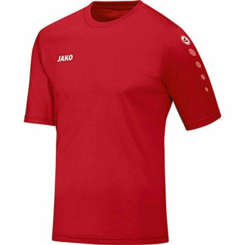 JAKO Unisex Kinder Team Ka Trikot, Sportrot, 140 EU