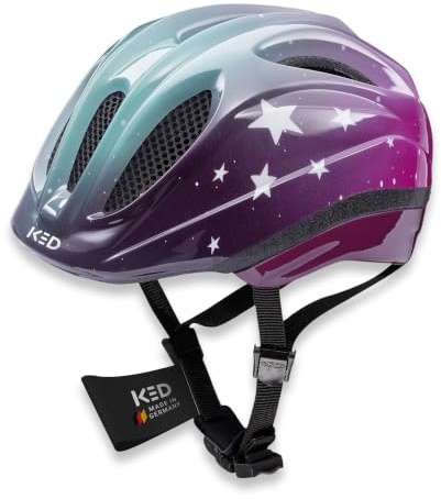 KED Meggy II Trend Fahrradhelm Für Kinder – Made In Germany, LED Rücklicht, MaxShell Technologie Und Präzise Größenverstellung
