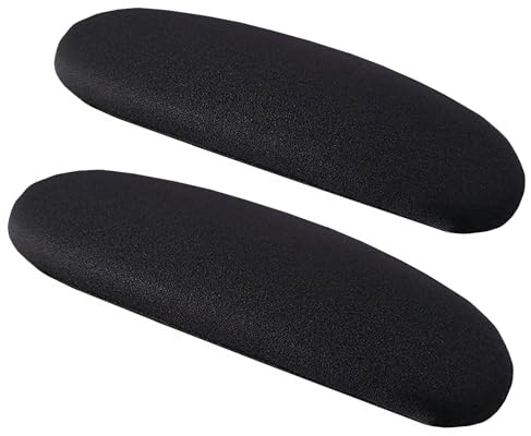 FYTXSZ Bürostuhl Armlehnenschoner Stretch Spandex Abnehmbare Waschbare Armlehne Abdeckungen Armlehnenbezüge Armlehnen Polster Bürostuhl Schutz Für Computerstuhl Schwarz M 8x24cm