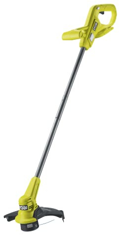 RYOBI Akku-Rasentrimmer RY18LT23A-0 ohne Akku & Ladegerät | 18 V ONE+ Akku-System, 23 cm Schnittbreite, EasyEdge-Funktion für Kantenmodus, Metallstiel, kompaktes Design.