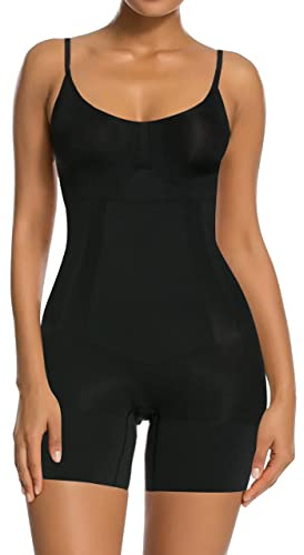 SHAPERX Shapewear Damen Bauchweg Body Shaper Figurenformend Abnehmen Shaping Bodysuit