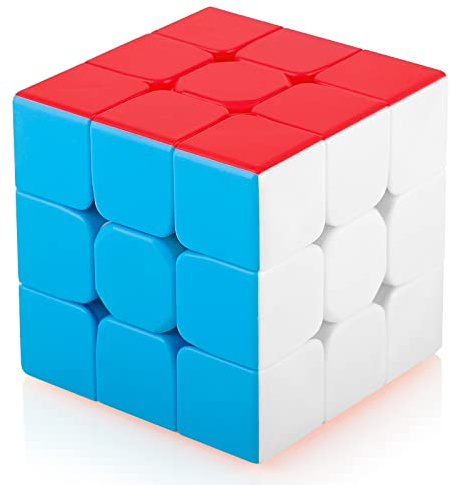 Maomaoyu Zauberwürfel 3x3 3x3x3 Original Speed Stickerless Magic Cube Puzzle Magischer Würfel für Schneller und Präziser mit Lebendigen Farben