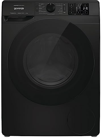 Gorenje WNFHEI 94 ADPSB Waschmaschine, 9kg, 1400 U/min, EEK A, Made in Europe,Inverter PowerDrive Motor, 16 Programme, Dampffunktion, AquaStop, Kindersicherung [Energieklasse A]