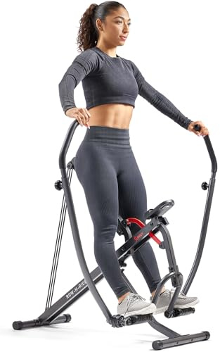 Sunny Health & Fitness Smart Compact Full Motion Ruder- und Squat Assist Trainer mit verbundener SunnyFit App - SF-A022070