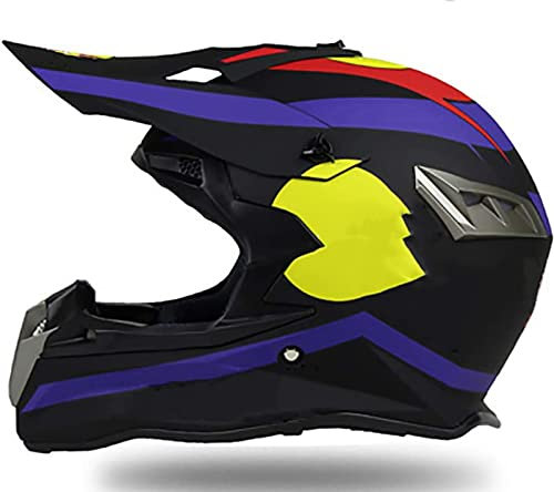 Motocrosshelme Motorradhelm Motorrad Crosshelme Jugend Kinder Offroad Helm Sturzhelm Schutzhelm Helm für Motorrad Kinderquad und Crossbike