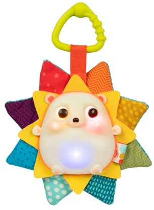 B. toys - RainGlow Kumpel - Musikalisches, leuchtendes Babyspielzeug - Igelspielzeug mit Lichtern und Geräusche - Sensorisches Spielzeug für Neugeborene, Baby, 0 Monate + - 0 Monate +