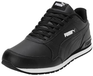 PUMA Unisex ST Runner v2 Full L Low-Top Trainer, Puma Black-Puma Black-Puma White, 43 EU
