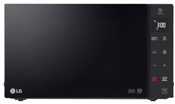 LG MH6535GDS Mikrowelle (25 L, 1000 W) mit Grill (LED-Display, Smart Inverter Technologie, pflegeleicht), Schwarz
