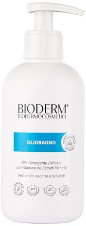 Bioderm Badeöl – mildes Duschöl für sehr trockene, empfindliche und besonders erschöpfte Haut – spendet Feuchtigkeit, reinigt pflegt, sanfter Duft, ideal für Neugeborene, Kinder, Erwachsene, ältere