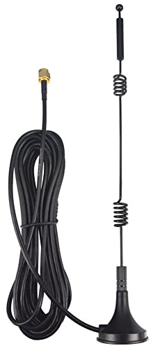 YILIANDUO WLAN Antenne 2.4/5.8GHz 9dBi SMA Magnetfuß 3M für Router/PC | Dual Band WiFi Antenne 2,4 GHz 5 GHz 5,8 GHz, für WLAN Router Desktop-PC Mini PCIe WLAN-Karte USB Adapter Gateway