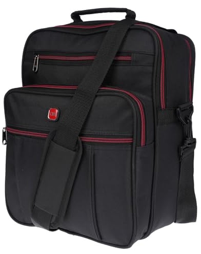 Christian Wippermann große Herren Tasche Flugbegleiter Umhängetasche Arbeitstasche Herrentasche im Hochformat