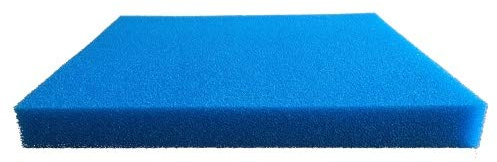 Pondlife Filtermatte für Teich- & Aquarienfilter, 50 x 50 x 2 cm, Filterschwamm grob 10 PPI aus offenporigem Filterschaum, zuschneidbar, mechanische & biologische Filterung