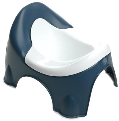 THERMOBABY - Töpfchen Ideo – Töpfchen für Kinder – Töpfchen zur Sauberkeit mit abnehmbarem Becken – praktisch – bequem – ab 18 Monaten – hergestellt in Frankreich – Nachtblau