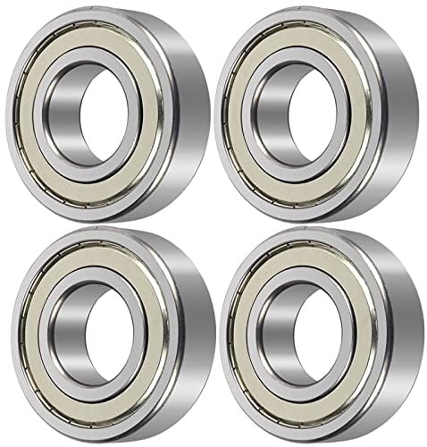 4 Stücke Kugellager 608ZZ ABEC 7,Metall Double Shielded Miniatur Rillenkugellager,Skateboard kugellager inlineskates zubehör lager Geeignet,für Skateboard Roller Inline Skates