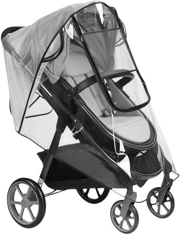 Regenschutz Kinderwagen, Regenschutz buggy universal, Regenverdeck buggy mit Großes fenster, kinderwagen regenschutz universal buggy zubehör, gute Luftzirkulation, Schadstofffrei