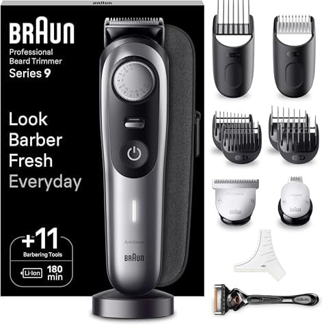 Braun Barttrimmer - BT9440, Chrom