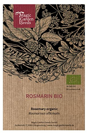 Magic Garden Seeds Rosmarin (Rosmarinus officinalis) Bio - ca. 50 Samen