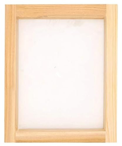 Siebdruckrahmen, 25,4 x 35,6 cm, Siebdruckrahmen mit 110 weißen Maschen für Siebdruck