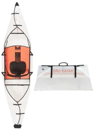 Oru Kayak Faltbares Kajak Inlet – Stabil, langlebig, leicht – Freizeitpaddeln auf Seen und Flüssen – Anfänger, Intermediär - Größe (aufgebaut): 290 x 76 cm, Gewicht: 9,1 kg