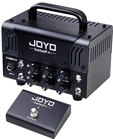 JOYO Zombie II BanTamp XL Serie Mini Gitarren-Topteil 20W Hybrid Röhren 2-Kanal mit Bluetooth (Nur Kopf, Box benötigt)
