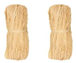 La Cordeline Bast, 100% natürlich, 2 x 50 g, zum Binden von Pflanzen, Basteln, Geschenkverpackung, Dekoration DIY