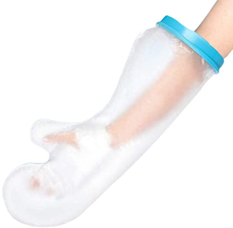 Fasola Gipsschutz Wasserdicht Arm Kind, Duschschutz Kinder zum Hände, Handgelenke, Ellenbogen, Finger, Wunde, Wiederverwendbar Gips Wasserschutz,11.8 Zoll