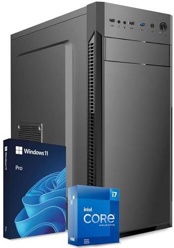 Kompletter Desktop-PC – Desktop-PC Intel Core i7-4770 • RAM 32 GB • SSD 1 TB • Integrierte Grafik Intel HD 4600 • WLAN AC • DVD-Brenner • HDMI • USB 3.0 • Windows 11 Pro • sofort einsatzbereit