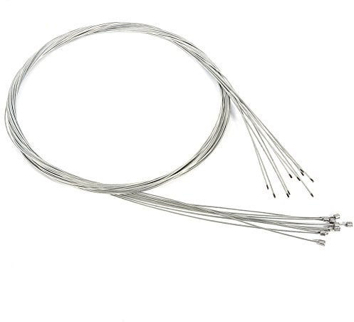 Demeras 10 Stück Fahrradschaltzug Fahrradumwerfer Schalthebel Straßenschaltkabel Innenschaltkabel Set für Mountain MTB Rennrad