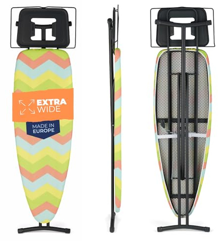 Bügeltisch Dampfbügelstation Bügelbrett klappbares Dampfbügelbrett Stabil Ironing Board - 120x40 cm