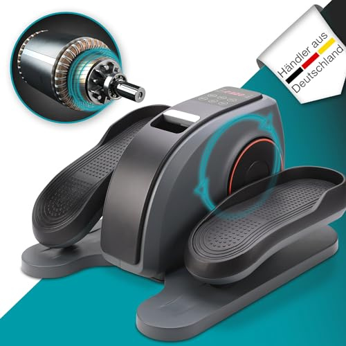 ELONEO Mini-Ellipsentrainer, Bewegungstrainer. Pedaltrainer, Fahrradpedal-Trainingsgerät, Stepper für Bewegung im Büro und Zuhause, übersichtlicher Trainingscomputer mit 3 Automatikprogrammen