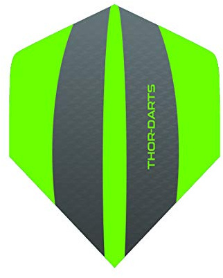 THOR-DARTS Exclusiv-Line: 120 Micron F3 Darts Flights HD-240 grau Dart Flys extra Lange haltbar Thickness > 100 mic extra Strong
