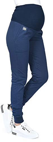 MijaCulture Casual Schwangerschaftshose Umstandshose mit Bauch-Panel Coco M003