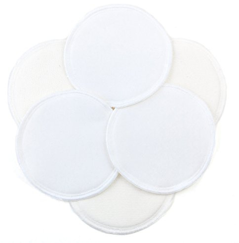 Windelmanufaktur wasserdichte und waschbare Stilleinlagen Set 3 lagig, 3 Paar - Made in Germany (Pur)