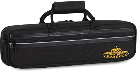 Lechgold Leichtkoffer für Querflöte, Verklettbarer Tragegriff (Lightcase, Querflöte (C-Fuß))