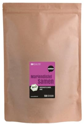 Wohltuer Bio Mariendistelsamen ganz 500 g – aus Österreich | Für Mariendisteltee und Aufgüsse: schonend geerntet und getrocknet, in Rohkostqualität.