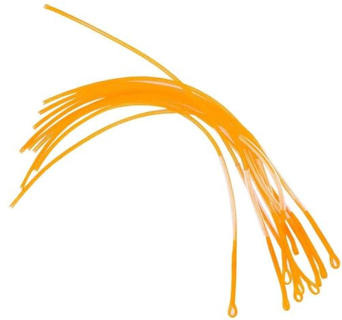 10 St¨¹cke 30LB/50LB Fliegenfischen Schnur Loops Stecker Geflochtene Fliegenschleife Angelausr¨¹stung Zubeh?r(30LB-Gelb)