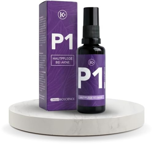 clese P1® Akne‑Spray 50 ml – 100% veganes Anti‑Pickel Hautspray | Auch für hormonelle Akne geeignet | Sanfte Akne Behandlung ohne Alkohol & schädliche Inhaltsstoffe | Made in Germany