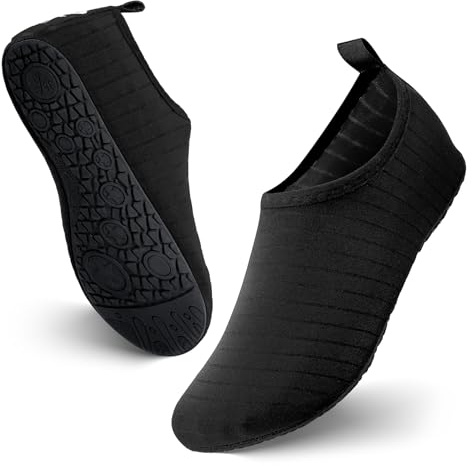 JOTO Wasserschuhe für Damen Herren Kinder, Unisex Badeschuhe Strandschuhe Quick-Dry Schnelltrockend Aquaschuhe Schwimmschuhe Surfschuhe Barfuß Schuhe