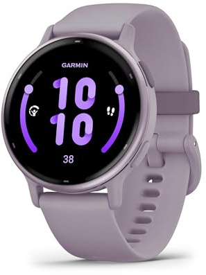 Garmin vívoactive 5 GPS-Smartwatch, Orchidee, 1,2 Zoll AMOLED Touchdisplay, bis zu 11 Tage Akkulaufzeit, Fitness- und Gesundheitsfunktionen, 30+ Sport-Apps, Musik, Garmin Pay