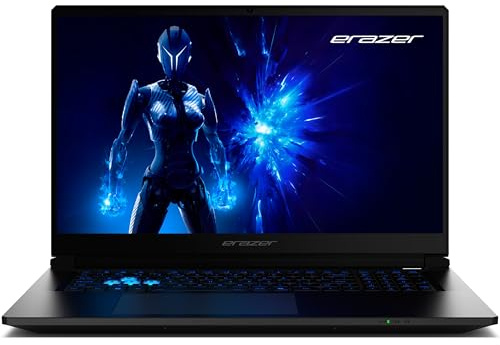 ERAZER Defender P50 43,9 cm (17,3 Zoll 100% sRGB 144Hz) FHD Gaming Laptop (Intel Core i7-13620H, 32GB DDR4 RAM, 2TB SSD, GeForce RTX 4060 8GB GDDR6, Win 11 Home)