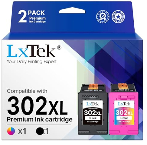 305XL 305 XL Druckerpatronen Kompatibel für HP 305 Druckerpatronen für HP DeskJet 2700 2710 2720 DeskJet Plus 4110 4120 Envy 6010 6020 6032 Envy Pro 6400 6420 (Schwarz, Farbe)