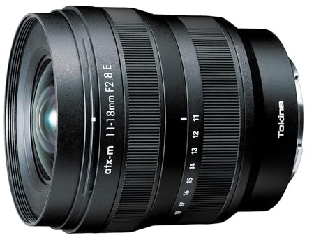 Tokina Wide Zoom Lens ATX-m 11-18mm F2.8 E-Mount, APS-C Format, Black